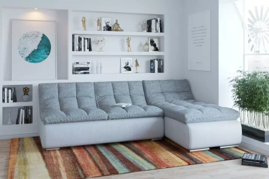 Как выбрать модульный диван для гостиной с удобным спальным местом: виды, преимущества, советы